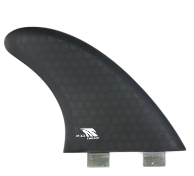 Channel Islands Tri Medium - FCS Compatible (Hexcore) surfboard fin in Smoke Hexcore by True Ames - Pemulis Water & Power