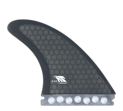 Channel Islands Tri Small - Futures Compatible (Hexcore) surfboard fin in Smoke Hexcore by True Ames - Pemulis Water & Power