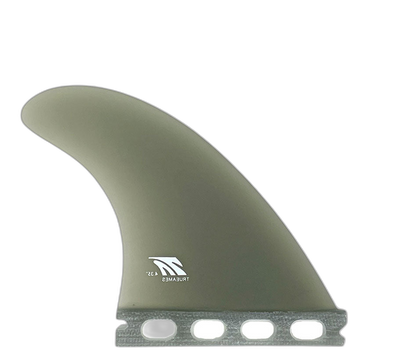 Side Bite 4.35 - Futures Compatible (Solid Fiberglass) surfboard fin in Smk by True Ames - Pemulis Water & Power
