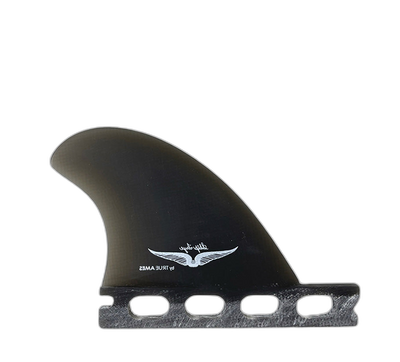 Skip Frye Side Bites 2.75" - Futures Compatible (Solid Fiberglass) surfboard fin in Smk by True Ames - Pemulis Water & Power