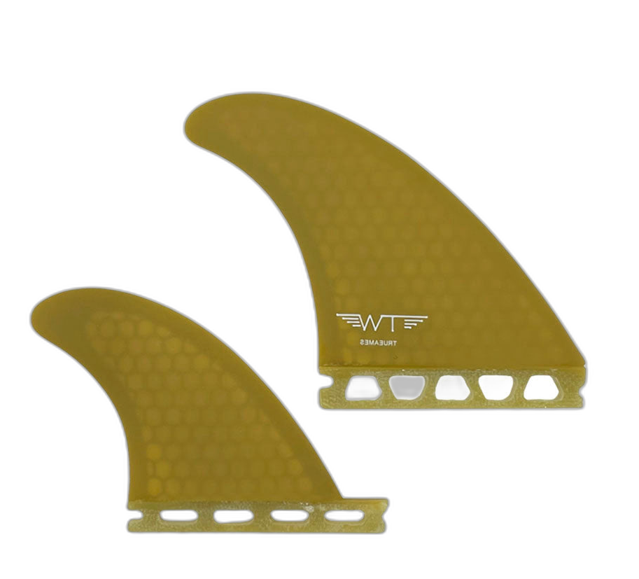 Tyler Warren Quad - Futures Compatible (Hexcore) surfboard fin in 844Ac65B 3Bd3 4305 A85B 84D4Adbf7C12 by True Ames - Pemulis Water & Power