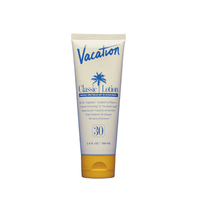 Vacation Classic Lotion SPF 30 sunscreen bottle