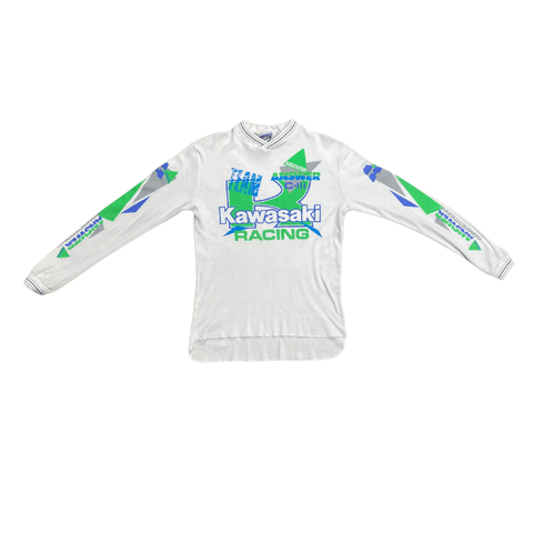 Vintage Kawasaki White Jersey