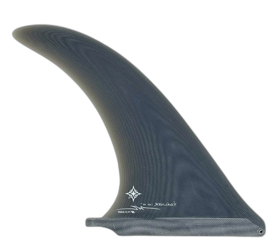 Wayne Rich Highliner surfboard fin in Smoke by True Ames - Pemulis Water & Power