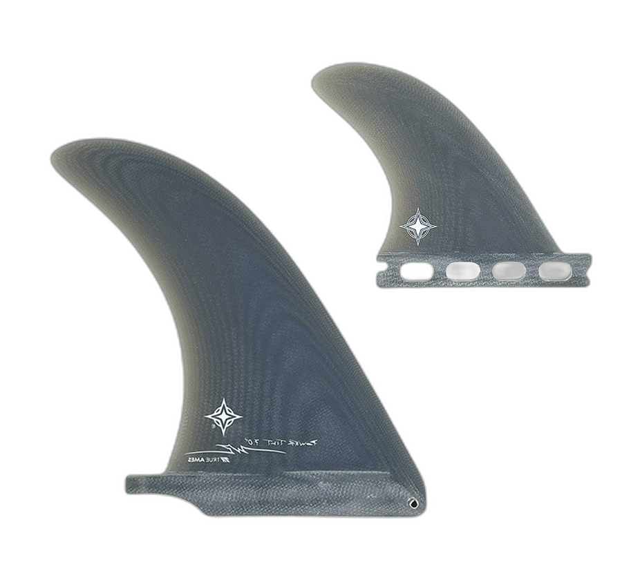 Wayne Rich Power Tilt: 2+1 Combo - Futures Compatible surfboard fin in Smk by True Ames - Pemulis Water & Power