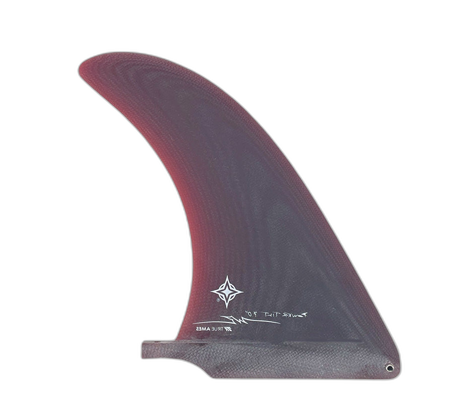Wayne Rich Power Tilt surfboard fin in Red by True Ames - Pemulis Water & Power