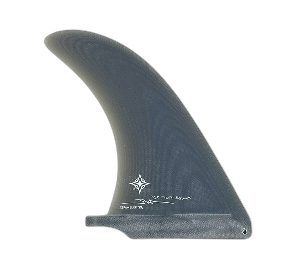 Wayne Rich Power Tilt surfboard fin in Smoke by True Ames - Pemulis Water & Power