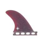 Wayne Rich Side Bites 3.4" - Futures Compatible (Solid Fiberglass) surfboard fin in Red by True Ames - Pemulis Water & Power
