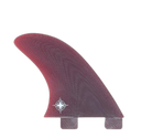 Wayne Rich Side Bites 4.0" - FCS Compatible (Solid Fiberglass) surfboard fin in Red by True Ames - Pemulis Water & Power