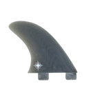 Wayne Rich Side Bites 4.0" - FCS Compatible (Solid Fiberglass) surfboard fin in Smk by True Ames - Pemulis Water & Power