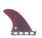 Wayne Rich Side Bites 4.0" - Futures Compatible (Solid Fiberglass) surfboard fin in Red by True Ames - Pemulis Water & Power