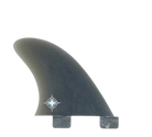 Wayne Rich Side Bites 3.4" - FCS Compatible (Solid Fiberglass) surfboard fin in Smk by True Ames - Pemulis Water & Power