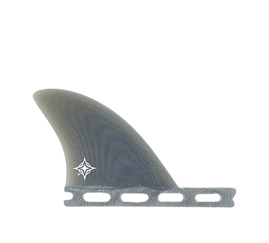 Wayne Rich Trailer - Futures Compatible (Solid Fiberglass) surfboard fin in Smk by True Ames - Pemulis Water & Power