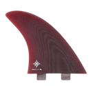Wayne Rich Twins - FCS Compatible (Solid Fiberglass) surfboard fin in Red by True Ames - Pemulis Water & Power