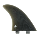 Wayne Rich Twins - FCS Compatible (Solid Fiberglass) surfboard fin in Smk by True Ames - Pemulis Water & Power