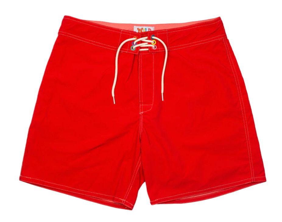 Wild Things 17" Surf Short-Board Shorts-Wild Things Gallery-30-Red/Coral-Pemulis Water &amp; Power