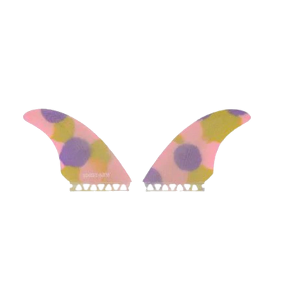 Wild Things Scorpion 5.5 twin fins passionfruit bubble pink