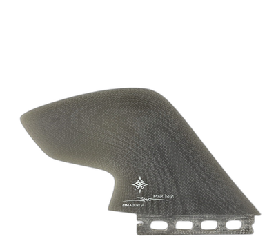 Wayne Rich Nightmare Keels - Futures Compatible (Solid Fiberglass) surfboard fin in Smk by True Ames - Pemulis Water & Power