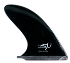 Yater Spoon surfboard fin in Black by True Ames - Pemulis Water & Power