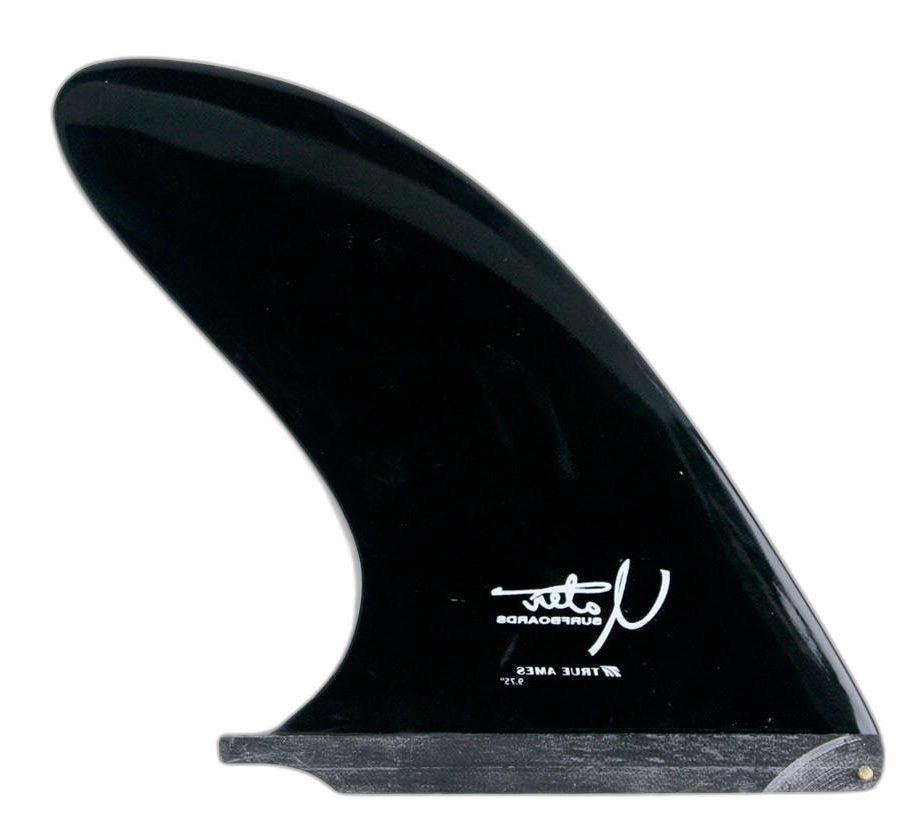 Yater Spoon surfboard fin in Black by True Ames - Pemulis Water & Power