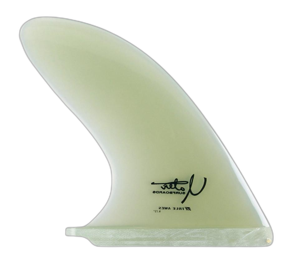 Yater Spoon surfboard fin in Clear by True Ames - Pemulis Water & Power