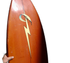 YU 70's Model surfboard fin in Asset1 by True Ames - Pemulis Water & Power