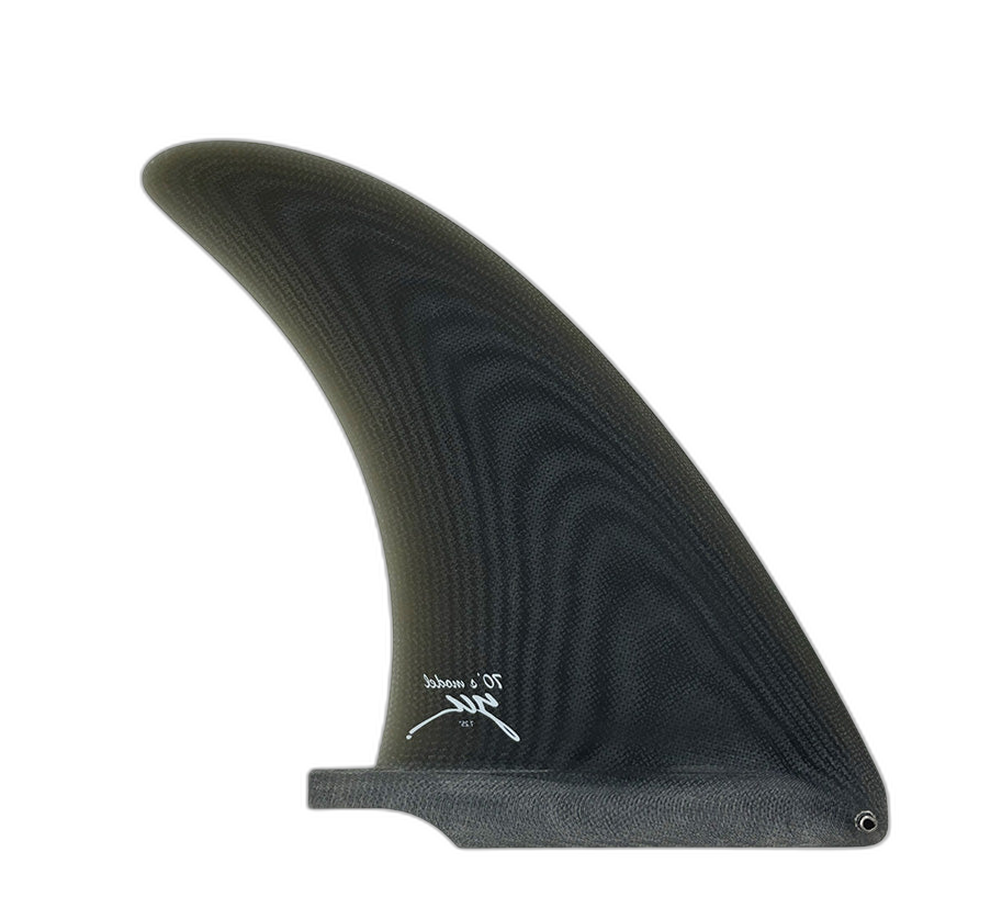 YU 70's Model surfboard fin in Smk by True Ames - Pemulis Water & Power